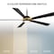 Wac Smart Fans Rotary Indoor or Outdoor Smart Ceiling Fan 2700-3000-4000-5000K LED in Matte Black/Soft Brass F-099L-MB/SB - alternate 9